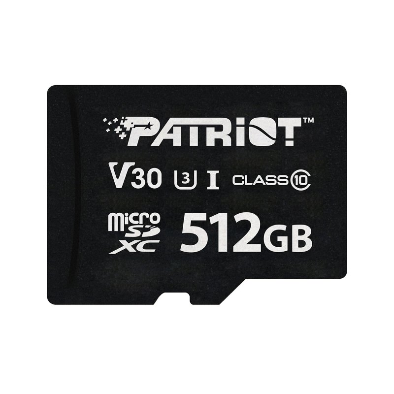 Patriot VX V30 U3 / Micro SDXC / 512GB / UHS-I U3  /  Class 10 - obrázek produktu