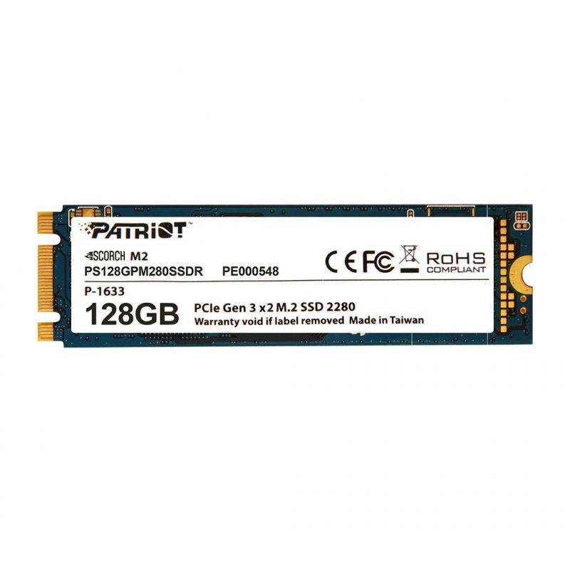 SSD 128GB PATRIOT Scorch M.2 2280 PCIe NVMe - obrázek produktu