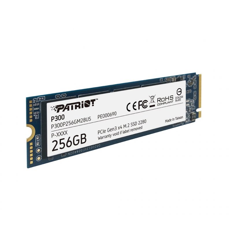 SSD 256GB PATRIOT P300 M.2  2280 PCIe NVMe - obrázek č. 3