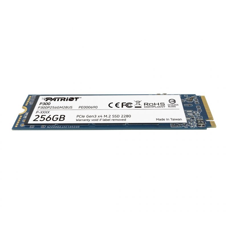 SSD 256GB PATRIOT P300 M.2  2280 PCIe NVMe - obrázek č. 2