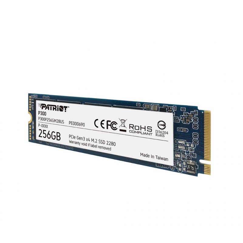 SSD 256GB PATRIOT P300 M.2  2280 PCIe NVMe - obrázek č. 4