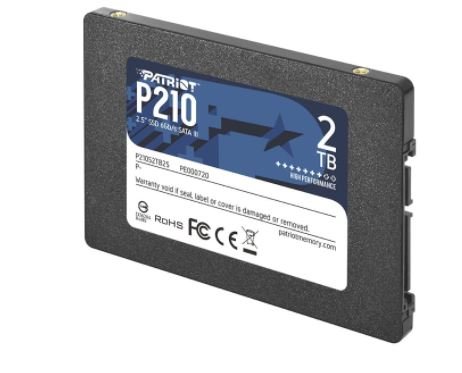 PATRIOT P210/ 128GB/ SSD/ 2.5"/ SATA/ 3R - obrázek č. 1
