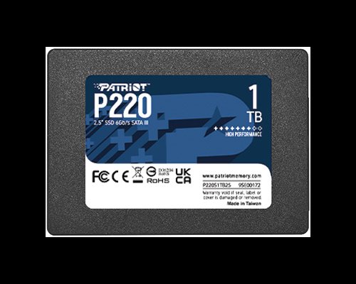 PATRIOT P220/ 1TB/ SSD/ 2.5"/ SATA/ 3R - obrázek produktu