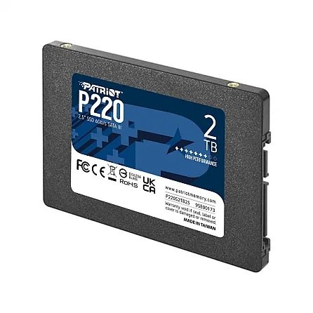 PATRIOT P220/ 2TB/ SSD/ 2.5"/ SATA/ 3R - obrázek produktu