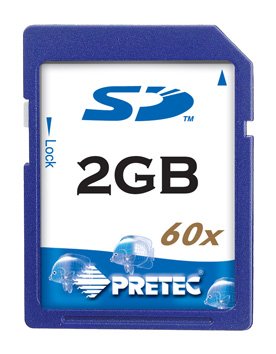 Pretec SecureDigital 60x - 2GB - obrázek č. 1