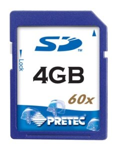 Pretec SecureDigital 60x - 4GB - obrázek produktu