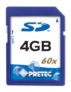 Pretec SecureDigital 60x - 4GB - obrázek č. 1