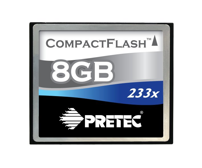 PRETEC CompactFlash 8GB 233x - obrázek č. 1