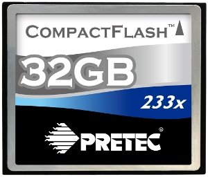 PRETEC CompactFlash 32GB 233x - obrázek produktu