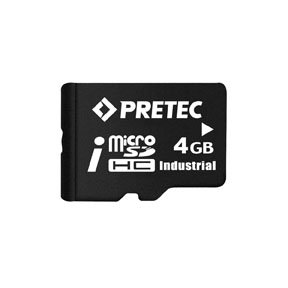 Pretec Industrial microSDHC Card 4GB, -40°C/ +85°C - obrázek produktu