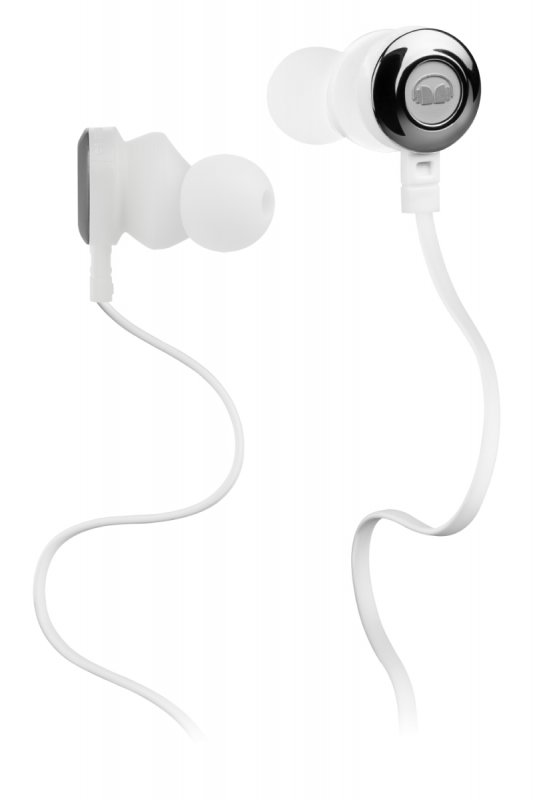 Monster Clarity špuntová sluchátka bílá - obrázek produktu
