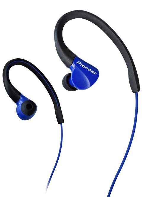 Pioneer SE-E3 závěsná sportovní sluchátka modrá - obrázek produktu