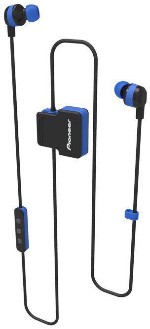 Pioneer SE-CL5BT špuntová sportovní sluchátka s BT modrá - obrázek produktu