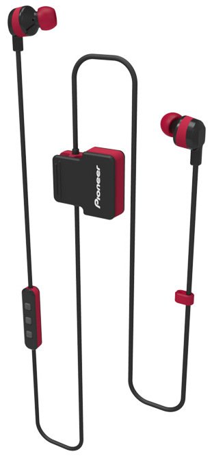 Pioneer SE-CL5BT špuntová sportovní sluchátka s BT červená - obrázek produktu
