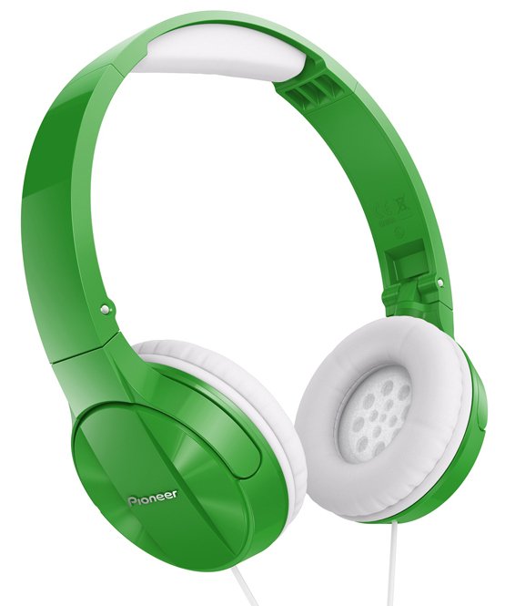 Pioneer SE-MJ503 náhlavní sluchátka zelená - obrázek produktu