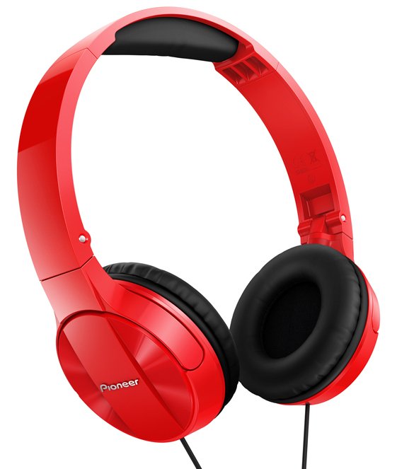 Pioneer SE-MJ503 náhlavní sluchátka červená - obrázek produktu