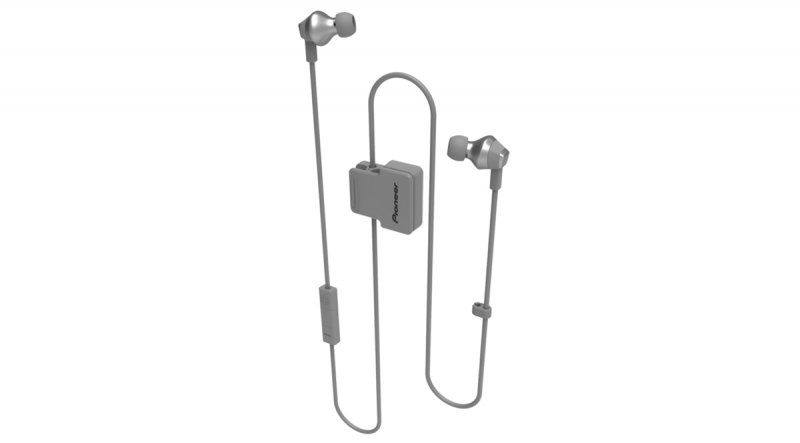 Pioneer SE-CL6BT špuntová sluchátka s Bluetooth, šedá - obrázek produktu