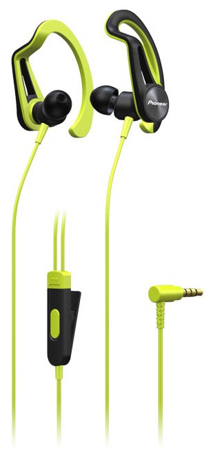 Pioneer SE-E5T závěsná sportovní sluchátka žlutá - obrázek produktu