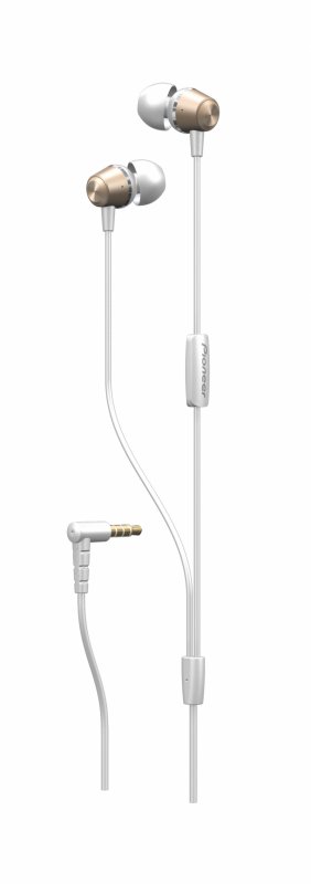 Pioneer SE-QL2T špuntová sluchátka s mikrofonem zlatá - obrázek produktu