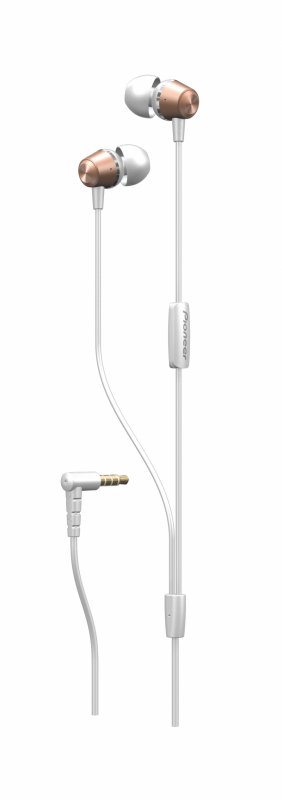 Pioneer SE-QL2T špuntová sluchátka s mikrofonem růžová - obrázek produktu