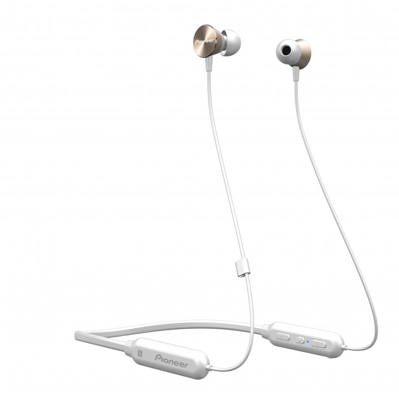 Pioneer SE-QL7BT špuntová sluchátka s Bluetooth, NFC zlatá - obrázek produktu