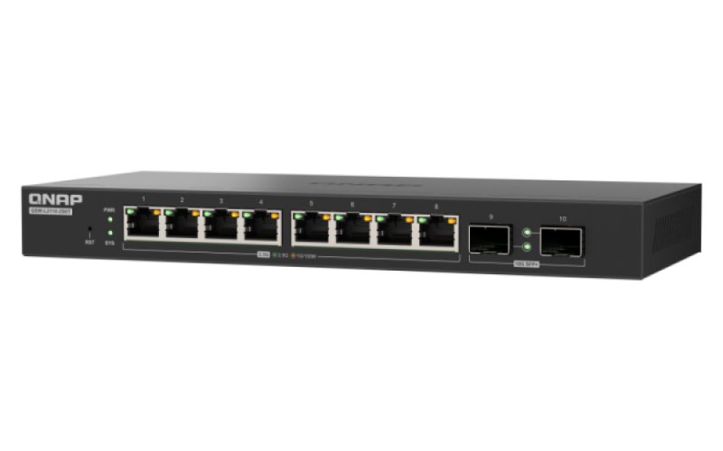 QNAP switch QSW-L2110-10T (8x 2,5GbE port, 2x 10GbE port, Lite Managed) - obrázek č. 4