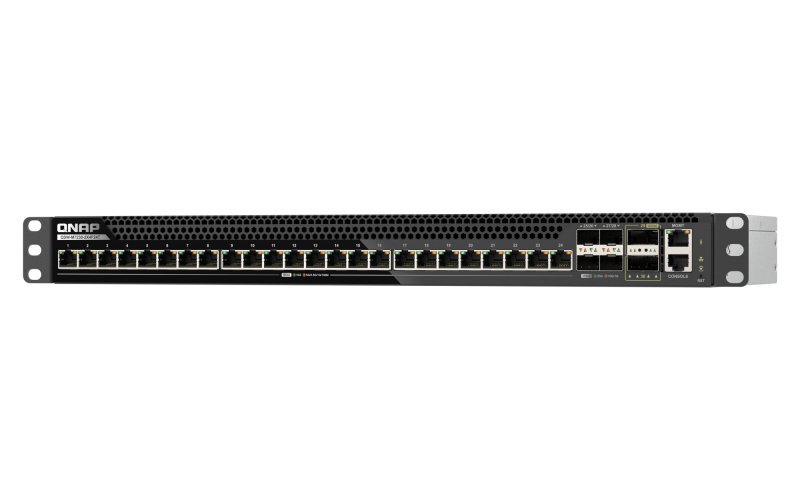 QNAP řízený switch QSW-M7230-2X4F24T (24x 10GbE port, 4x 25Gb port, 2x 100Gb port) - obrázek č. 2
