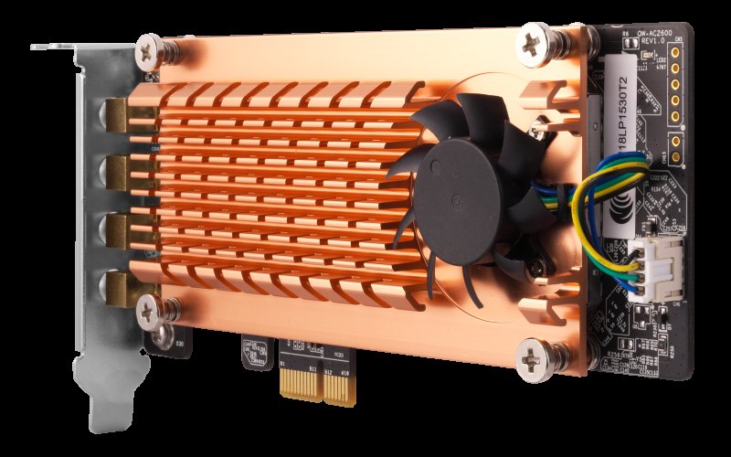 QNAP QWA-AC2600 - PCIe bezdrátový síťový adaptér (802.11n a 802.11ac) pro NAS nebo PC - obrázek č. 2