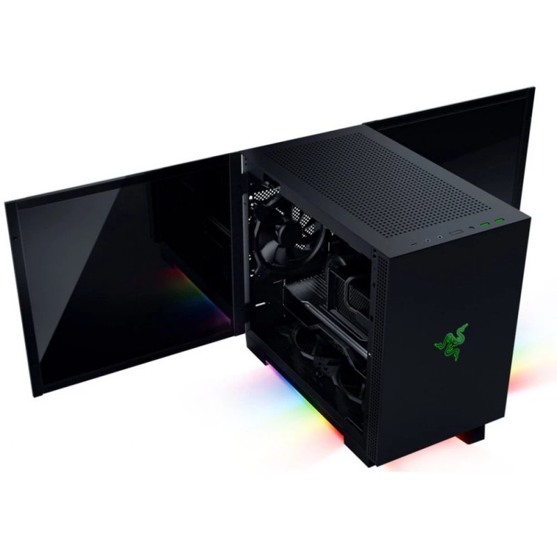 Razer Tomahawk M1 ( M1/ Mini-ITX/ Aluminum/ Tempered Glass/ Desktop Chassis ) - obrázek č. 2