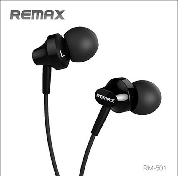 Remax sluchátka - černé - obrázek produktu