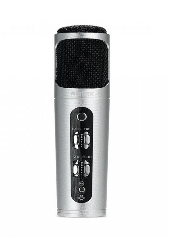 Remax RM-K02, mikrofon, stříbrný - obrázek produktu
