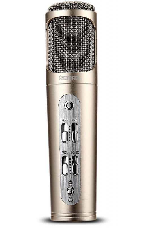 Remax RM-K02, mikrofon, zlatý - obrázek produktu