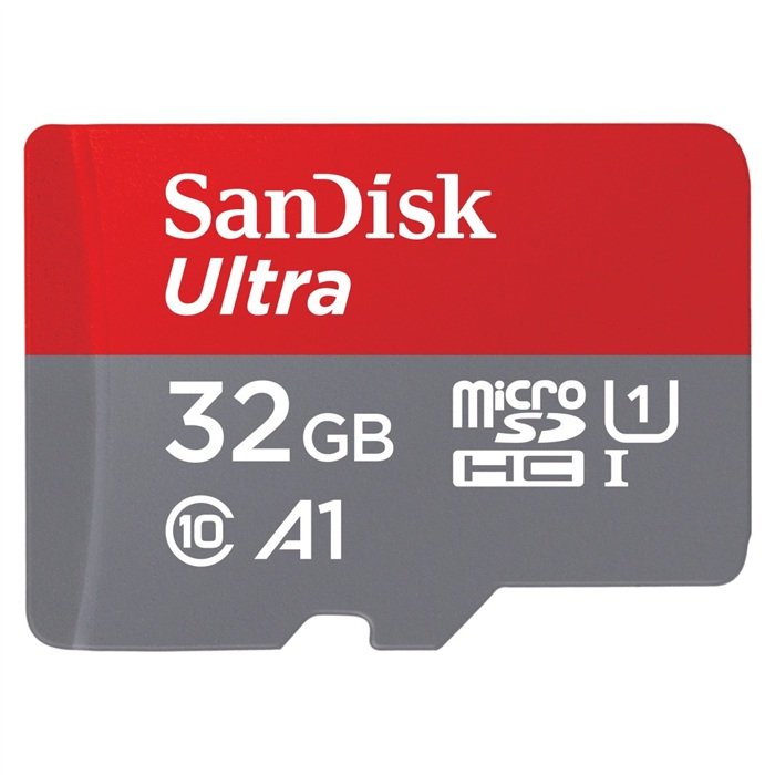 SanDisk Ultra/ micro SDHC/ 32GB/ 120MBps/ UHS-I U1 /  Class 10/ + Adaptér - obrázek produktu