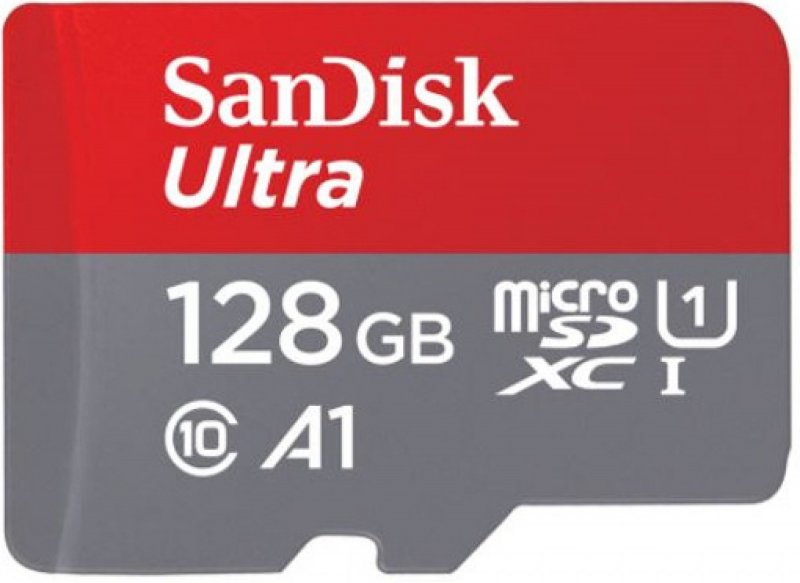 SanDisk Ultra/ micro SDXC/ 128GB/ 140MBps/ UHS-I U1 /  Class 10/ + Adaptér - obrázek produktu