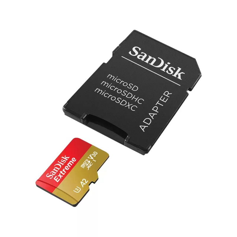 SanDisk Extreme/ micro SDXC/ 64GB/ 170MBps/ UHS-I U3 /  Class 10/ + Adaptér - obrázek č. 1
