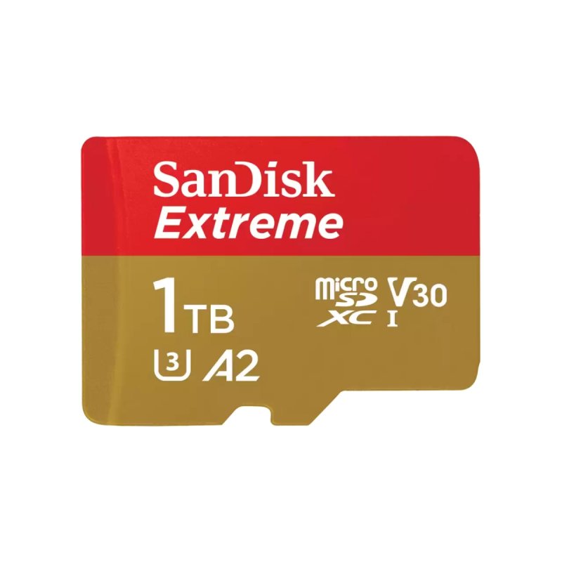 SanDisk Extreme/ micro SDXC/ 1TB/ 190MBps/ UHS-I U3 /  Class 10/ + Adaptér - obrázek produktu