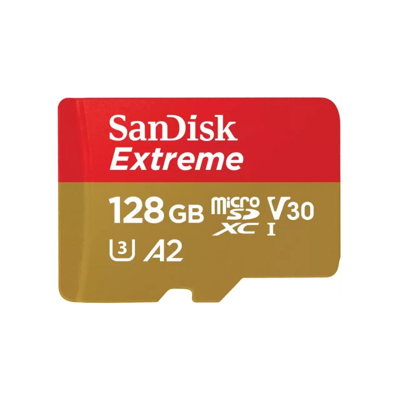 SanDisk Extreme/ micro SDXC/ 128GB/ 160MBps/ UHS-I U3 /  Class 10 - obrázek produktu