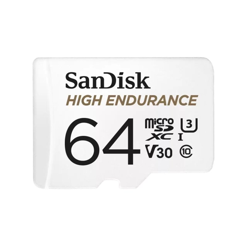 SanDisk High Endurance/ micro SDXC/ 64GB/ 100MBps/ UHS-I U3 /  Class 10/ + Adaptér - obrázek produktu