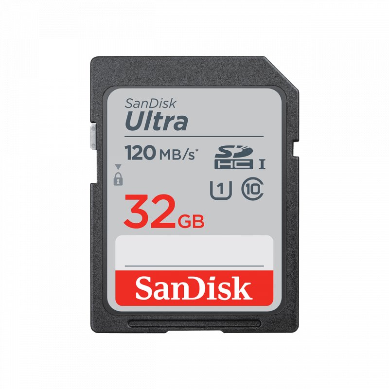 SanDisk Ultra/ SDHC/ 32GB/ 120MBps/ UHS-I U1 /  Class 10/ Černá - obrázek produktu