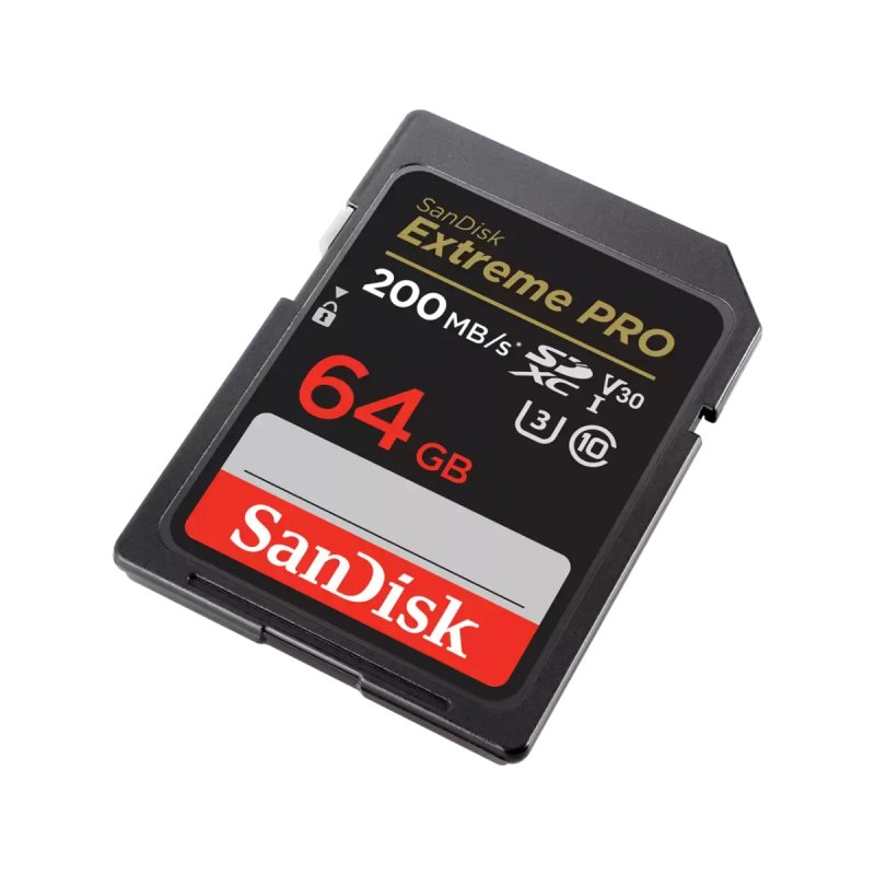 SanDisk Extreme PRO/ SDXC/ 64GB/ 200MBps/ UHS-I U3 /  Class 10 - obrázek č. 2