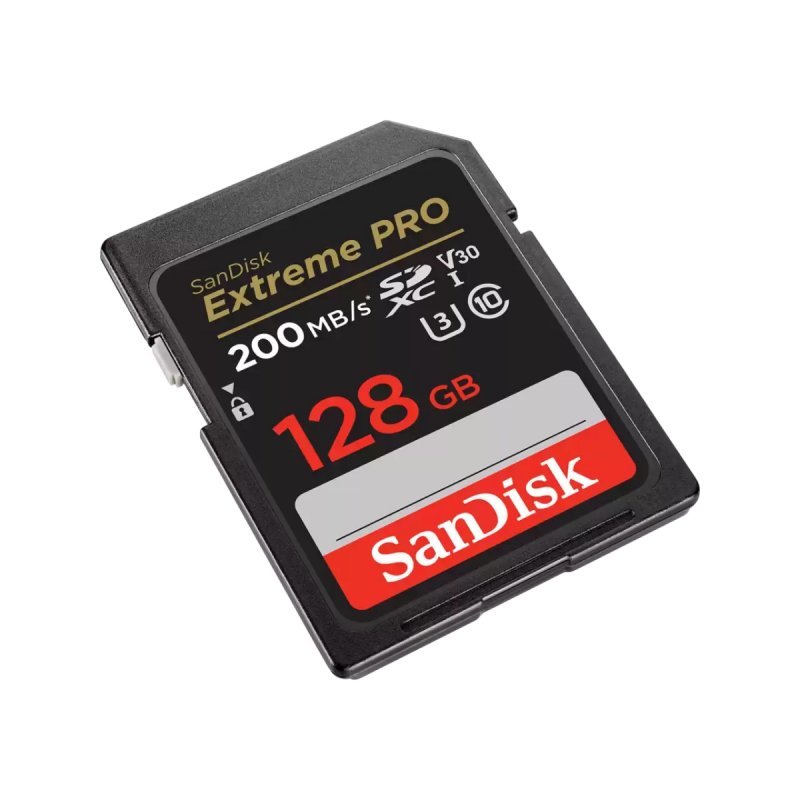 SanDisk Extreme PRO/ SDXC/ 128GB/ 200MBps/ UHS-I U3 /  Class 10 - obrázek č. 1