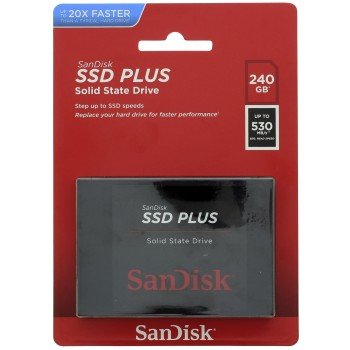 Sandisk Plus/ 240GB/ SSD/ 2.5"/ SATA/ Černá/ 3R - obrázek č. 2