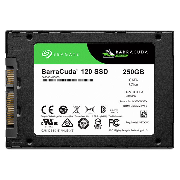 SSD 2,5" 250GB Seagate BarraCuda 120 SSD SATAIII - obrázek produktu