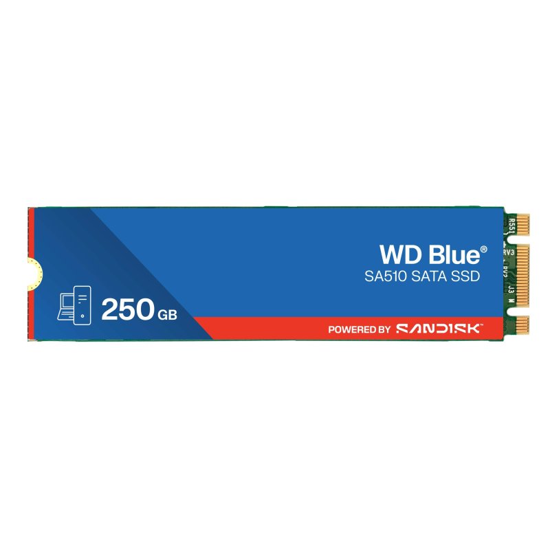 WD Blue SA510 POWERED BY SANDISK / 250GB / SSD / M.2 SATA - obrázek produktu