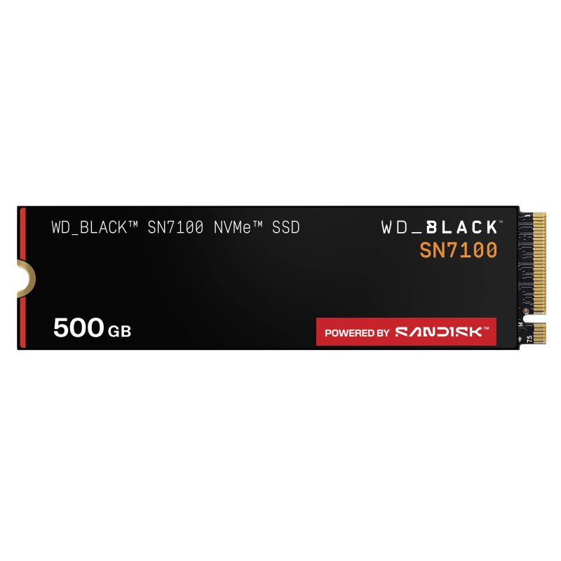 WD Black SN7100 POWERED BY SANDISK / 500GB / SSD / SAS / M.2 NVMe - obrázek produktu