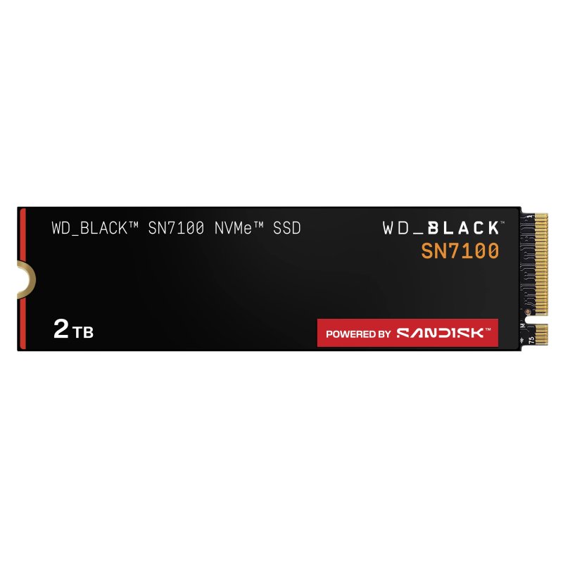 WD Black SN7100 POWERED BY SANDISK / 2TB / SSD / M.2 NVMe - obrázek produktu