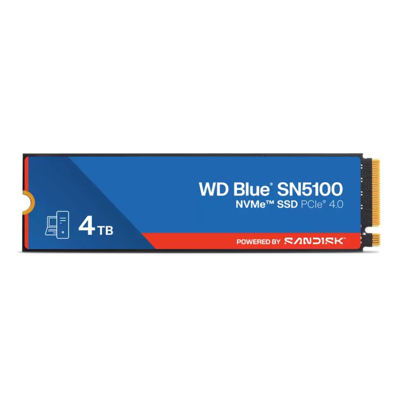 SSD 4TB WD Blue SN5100 NVMe M.2 PCIe Gen4 2280 - obrázek produktu