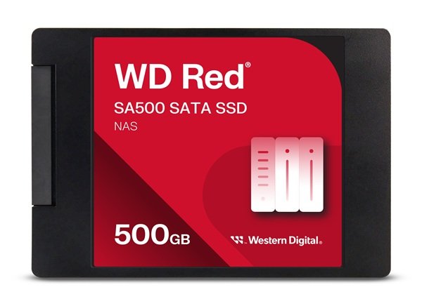 WD Red SA500 POWERED BY SANDISK / 500GB / SSD / 2.5" / SATA - obrázek produktu