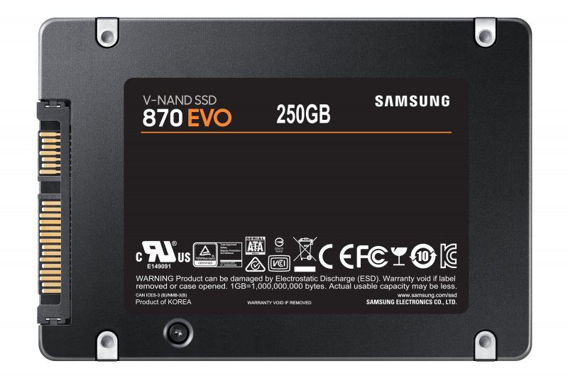Samsung 870 EVO/ 250GB/ SSD/ 2.5"/ SATA/ 5R - obrázek č. 1