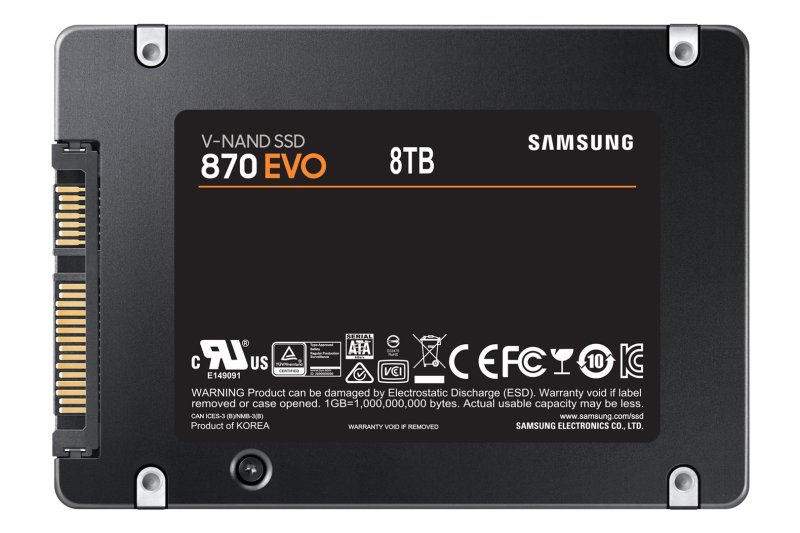 Samsung 870 EVO / 8TB / SSD / 2.5" / SATA / Černá - obrázek č. 2